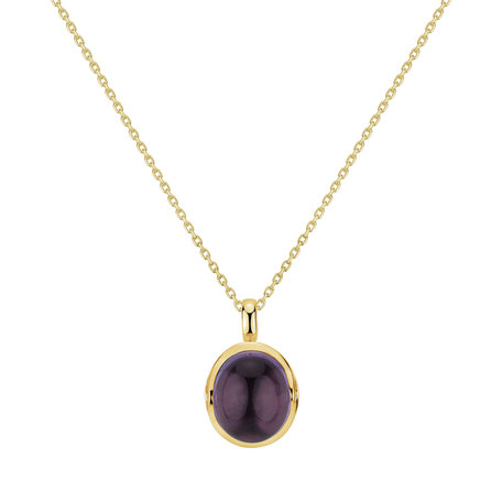 Diamond pendant with Amethyst Fairytale Drop