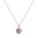 Diamond necklace with Rose Quartz Fairytale Drop3