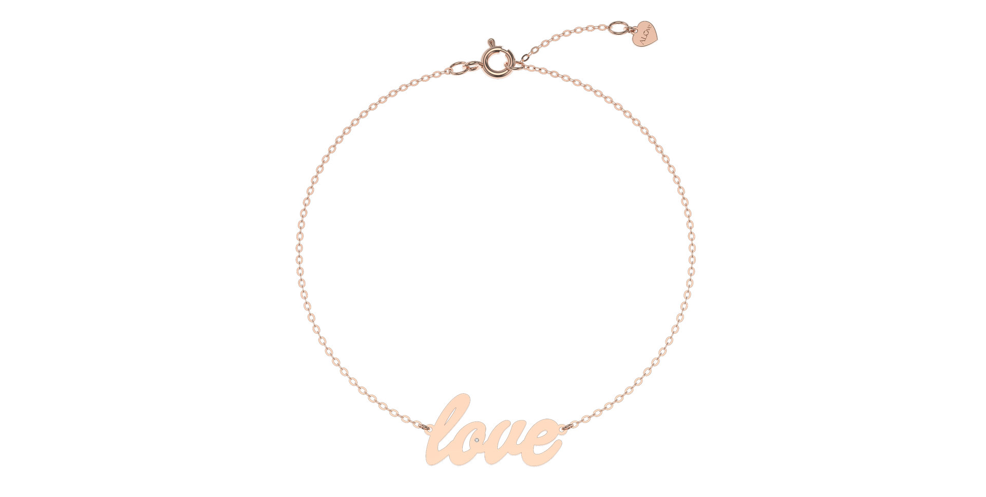 Diamond bracelet Love