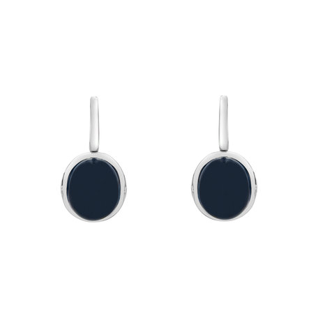 Diamond earrings with Topaz Fairytale Drop