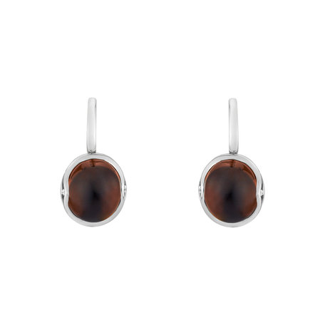 Diamond earrings with Quartz Fairytale Drop
