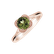Diamond ring with Peridote Charming Delight3