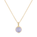 Diamond necklace with Chalcedony Fairy Blossom4