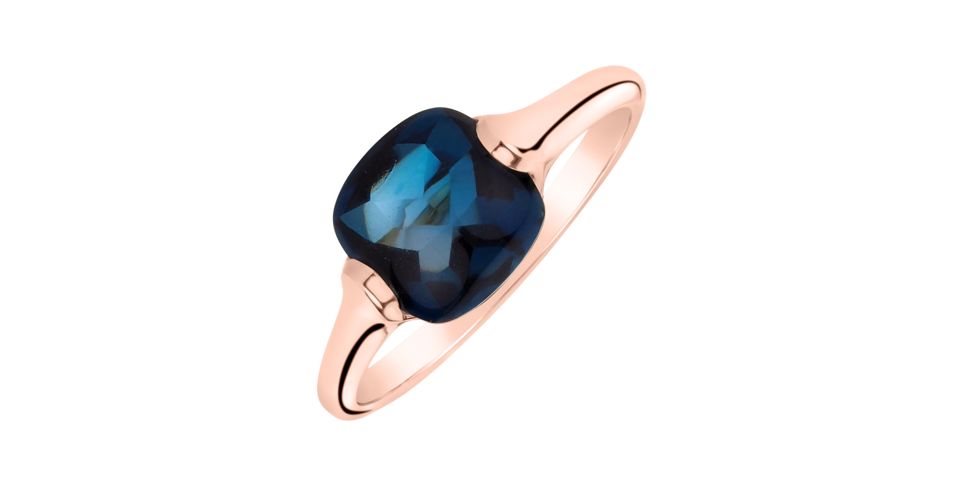 Ring with Topaz London Bonbon