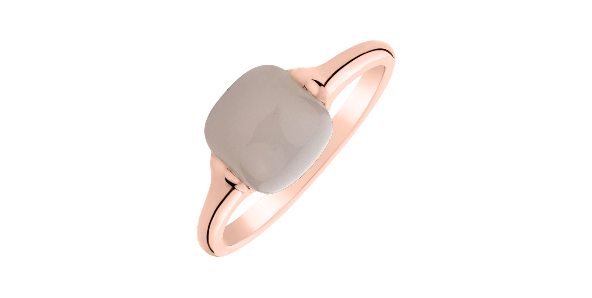 Ring with Moonstone White Bonbon