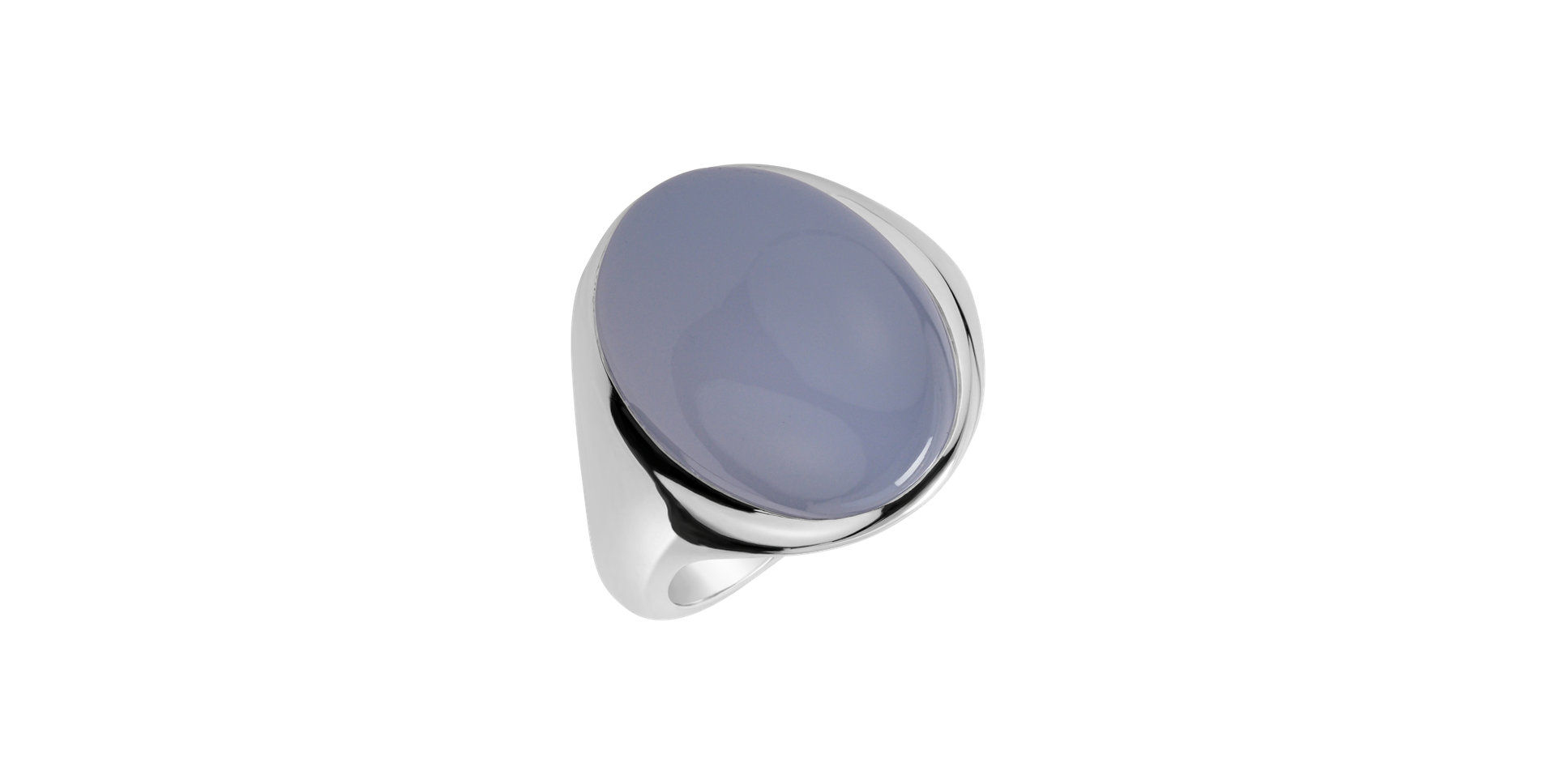 Ring with Chalcedony Bubble Coctail