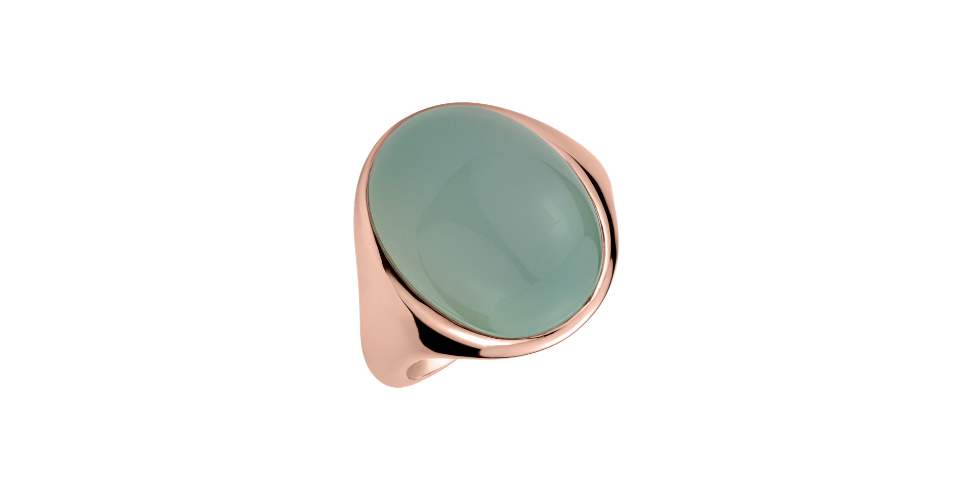 Ring with Chalcedony Bubble Coctail