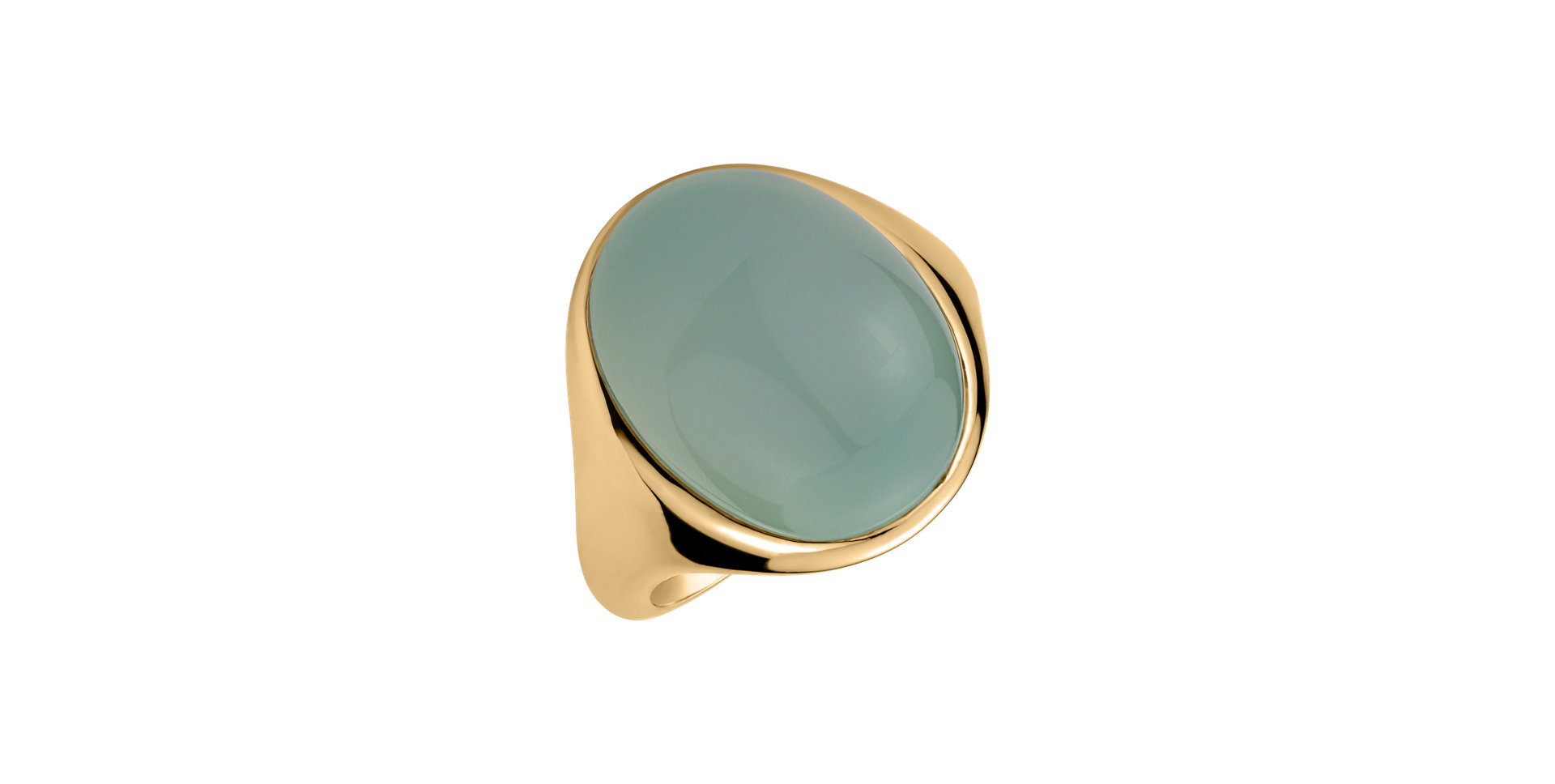 Ring with Chalcedony Bubble Coctail