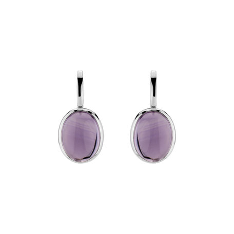 Earrings with Amethyst Miracle Cosmos