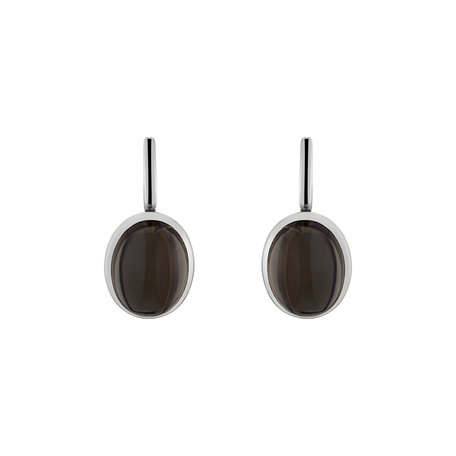 Earrings with Quartz Miracle Cosmos