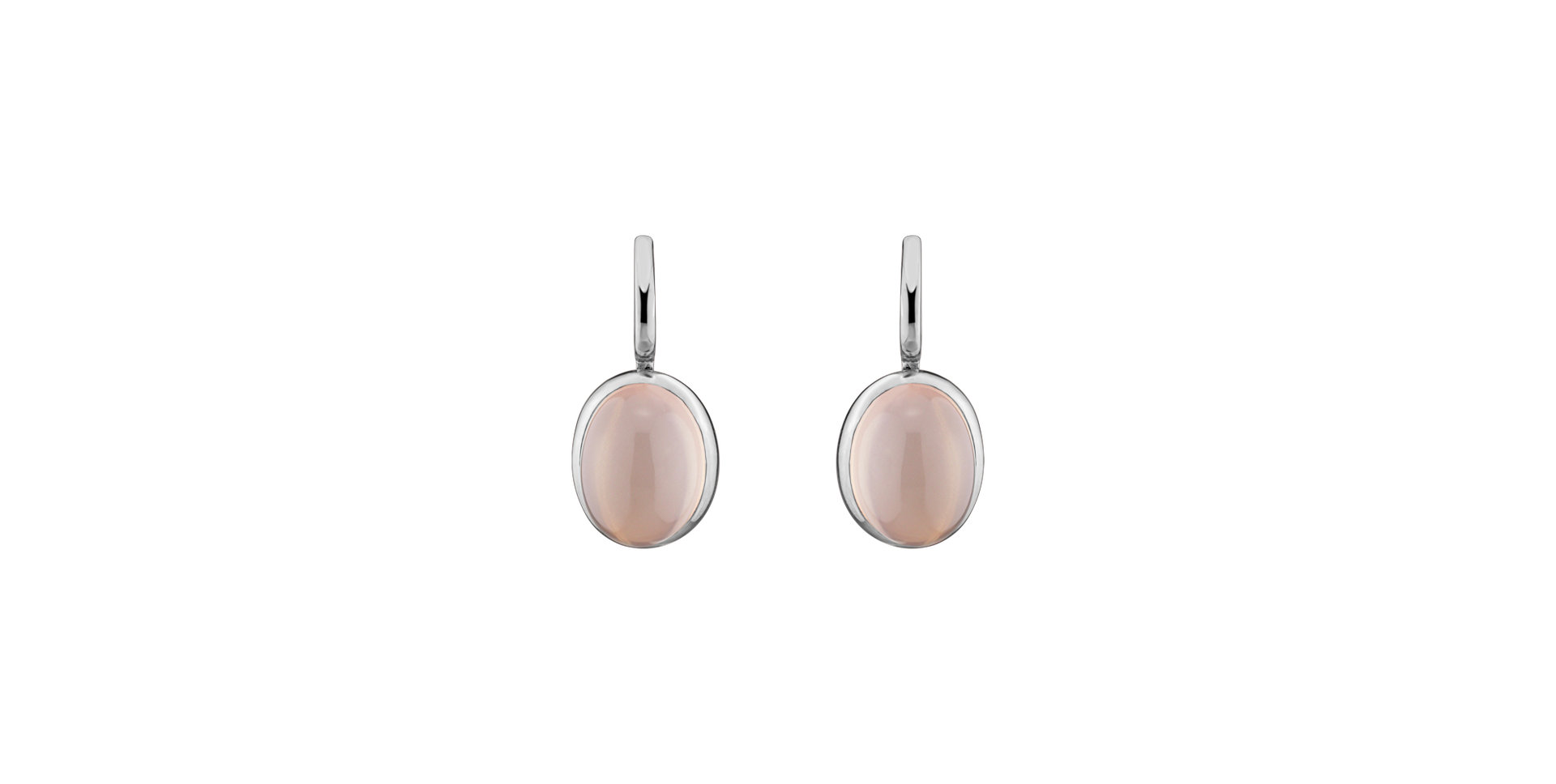 Earrings with Rose Quartz Miracle Cosmos