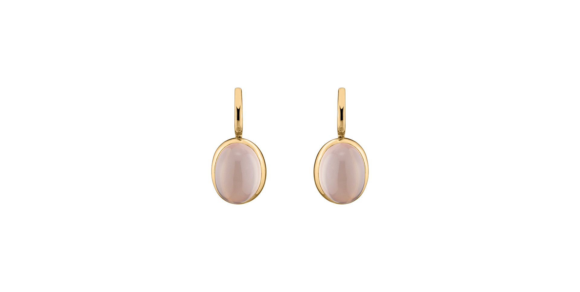Earrings with Rose Quartz Miracle Cosmos