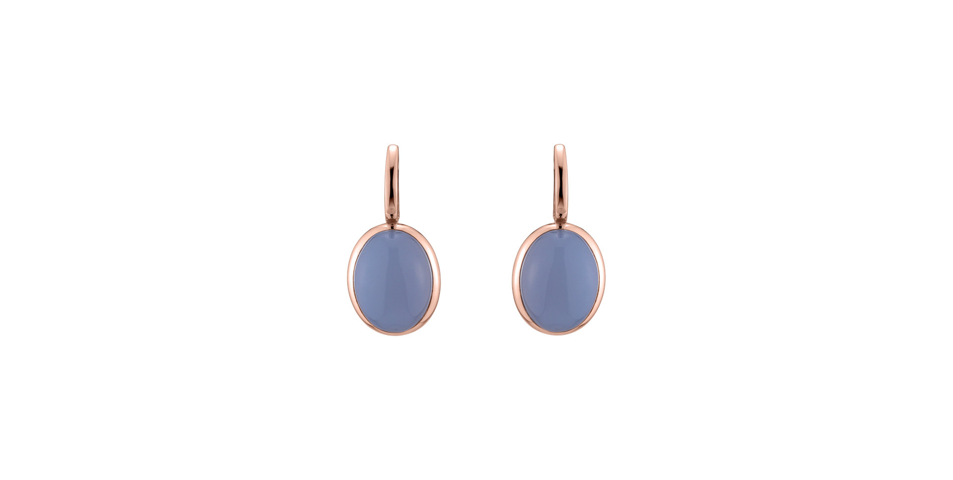 Earrings with Chalcedony Miracle Cosmos