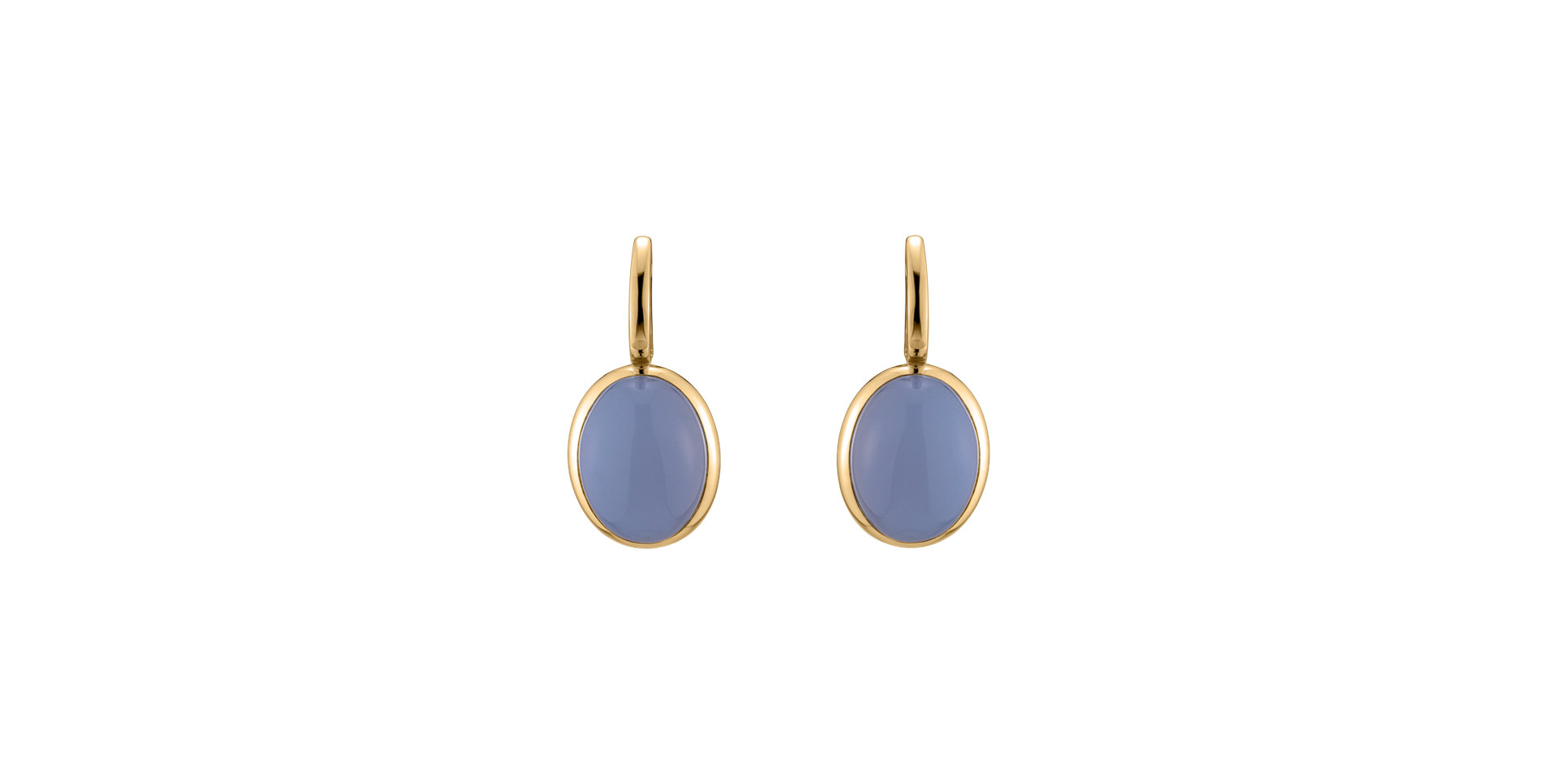 Earrings with Chalcedony Miracle Cosmos