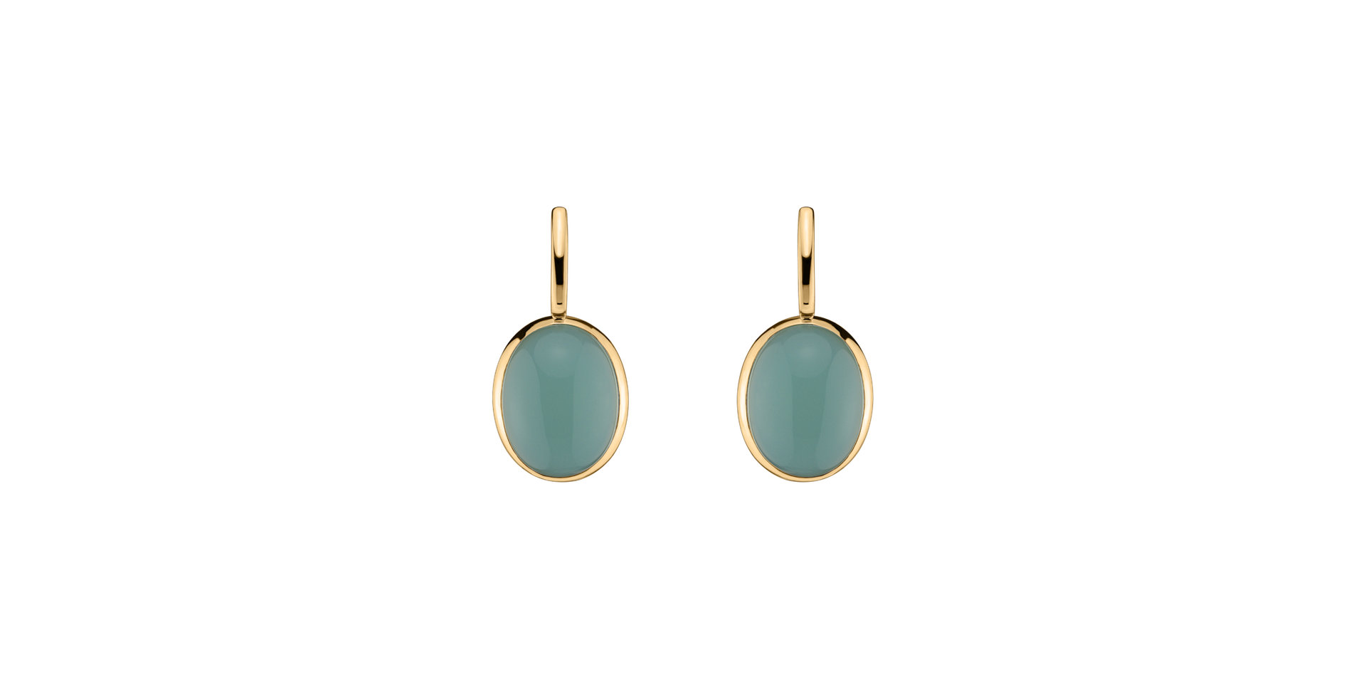 Earrings with Chalcedony Miracle Cosmos