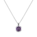 Diamond necklace with Amethyst Royal Drop4