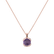Diamond pendant with Amethyst Royal Drop3