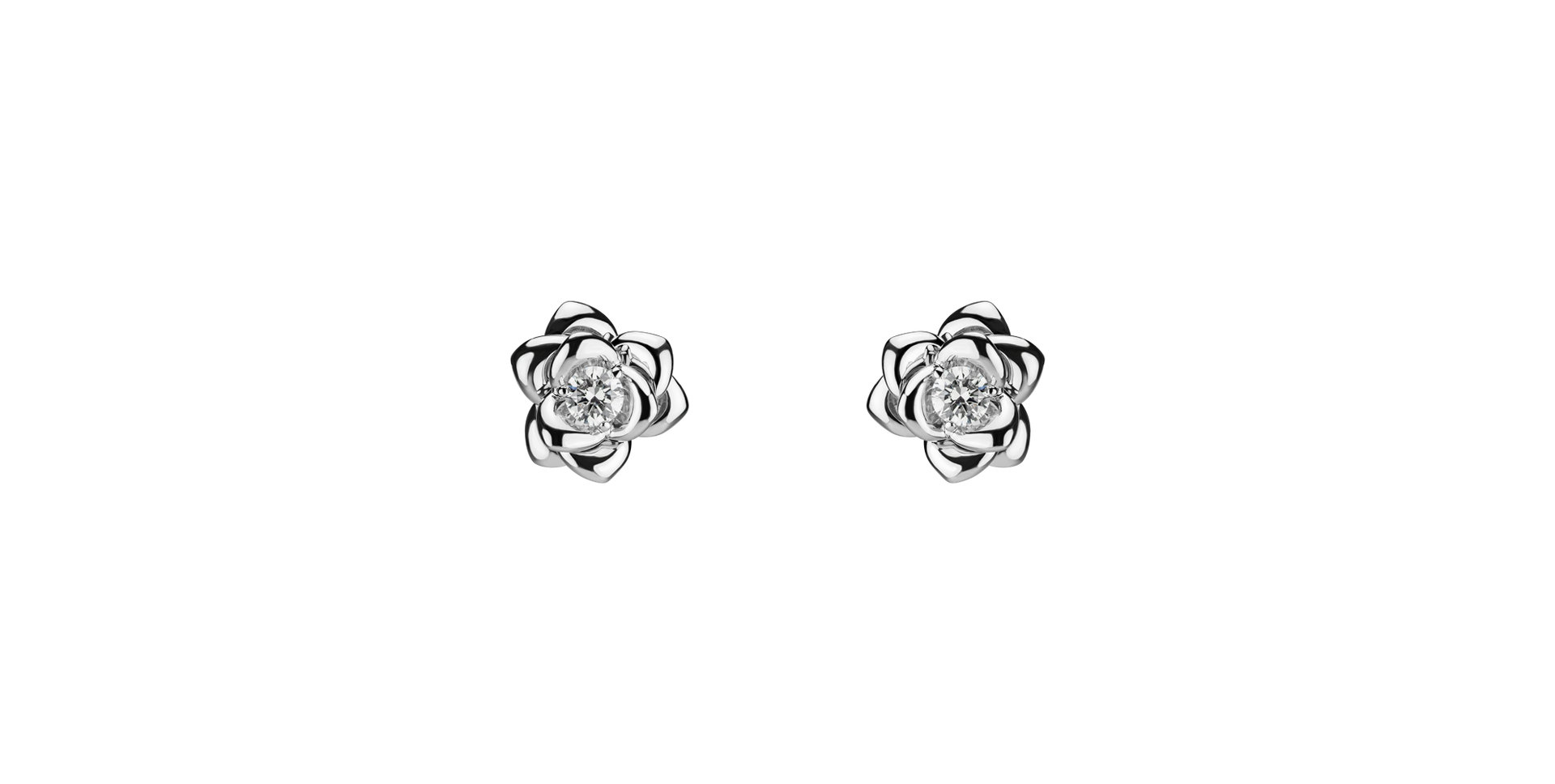 Diamond earrings Flower Bliss