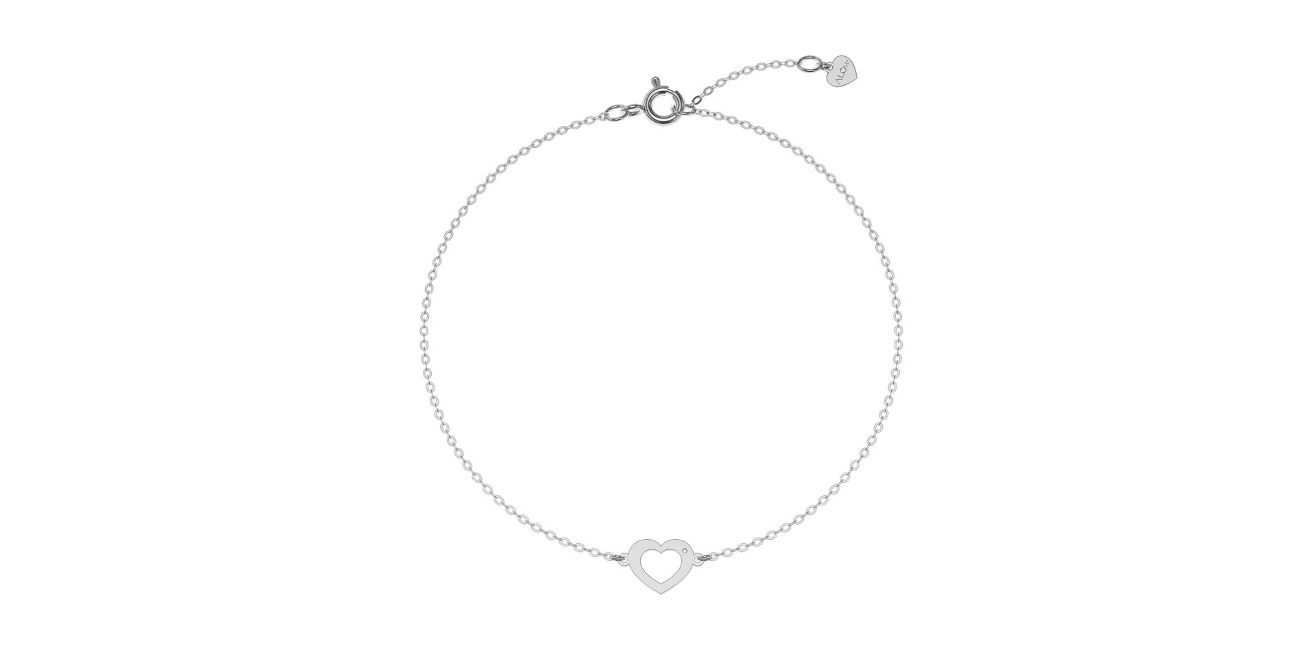 Diamond bracelet Hearts
