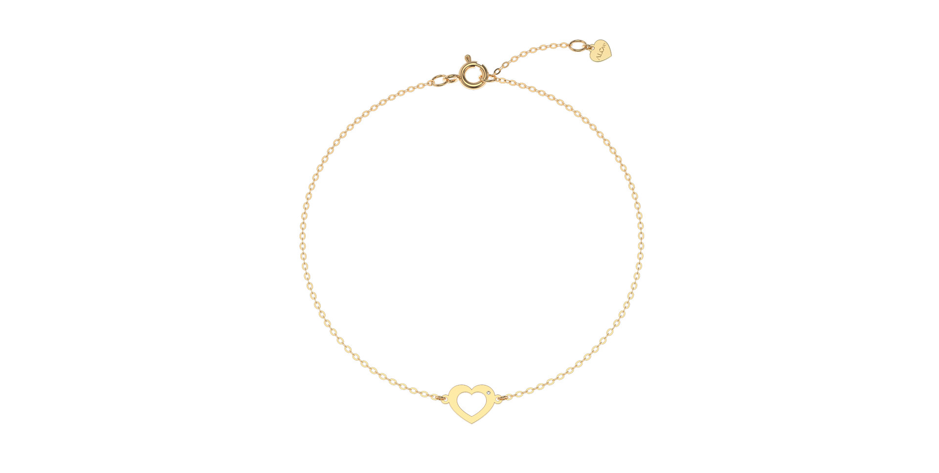 Diamond bracelet Hearts