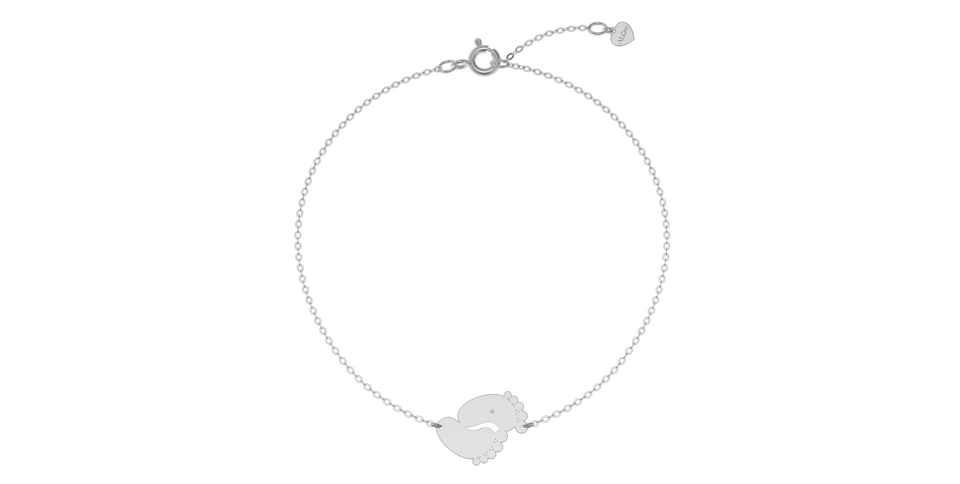 Diamond bracelet Baby Feet
