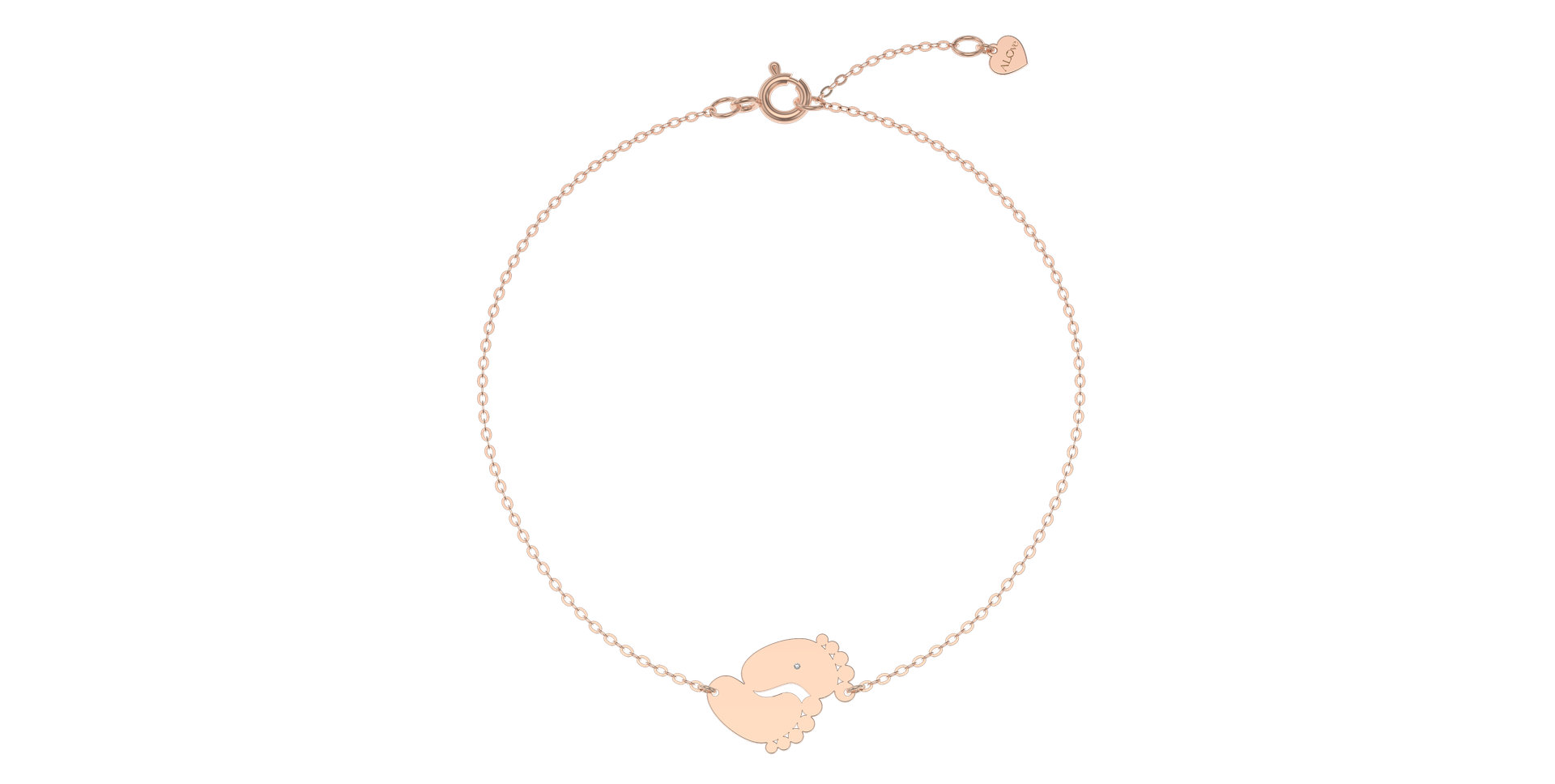 Diamond bracelet Baby Feet