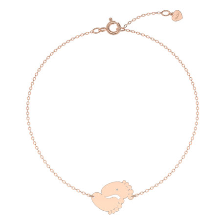 Diamond bracelet Baby Feet