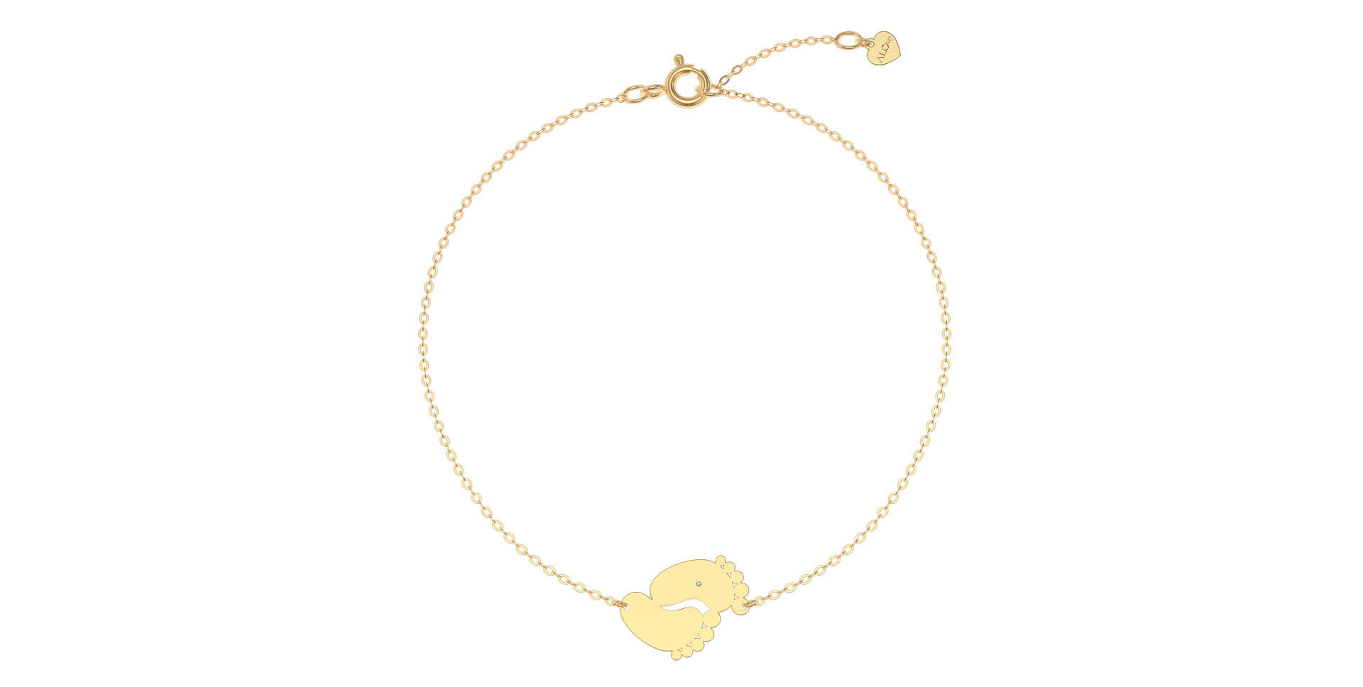 Diamond bracelet Baby Feet