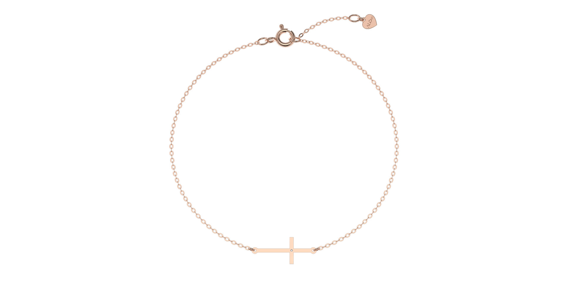 Diamond bracelet Cross