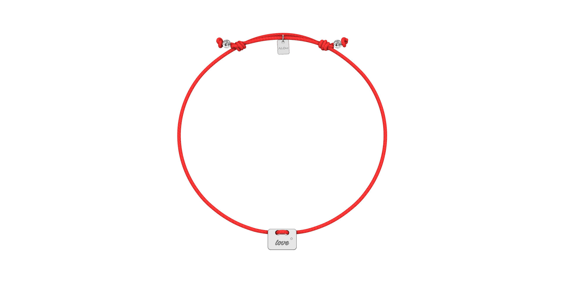 Diamond bracelet Military Stamp Love