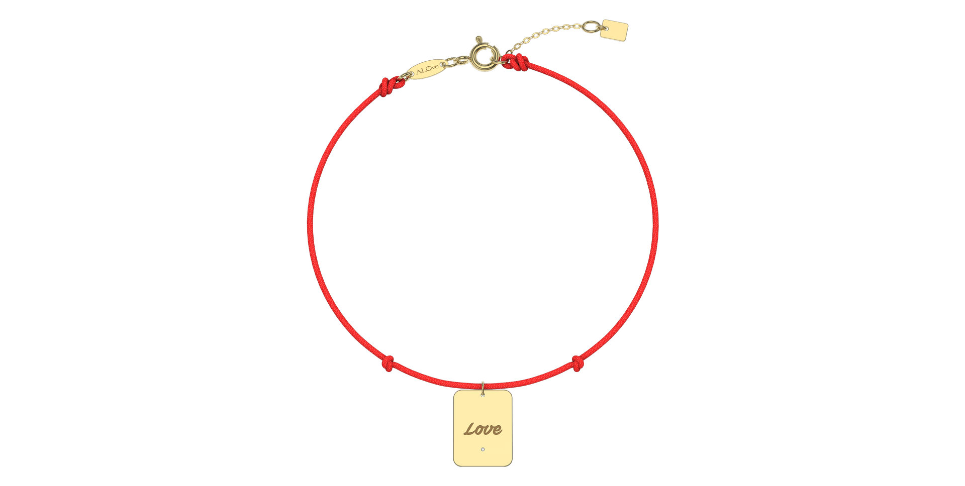 Diamond bracelet Stamp Love