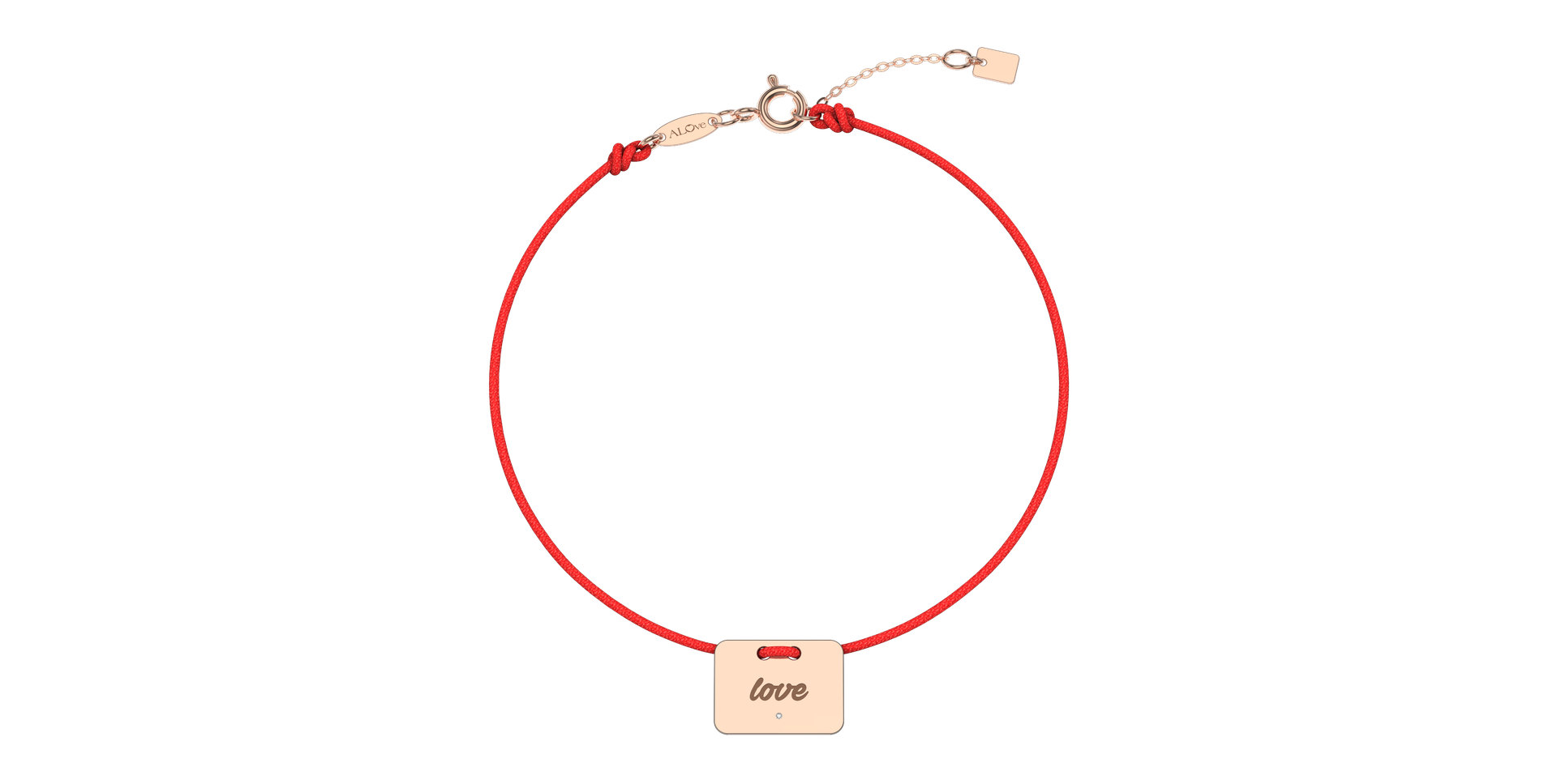 Diamond bracelet Military Stamp Love