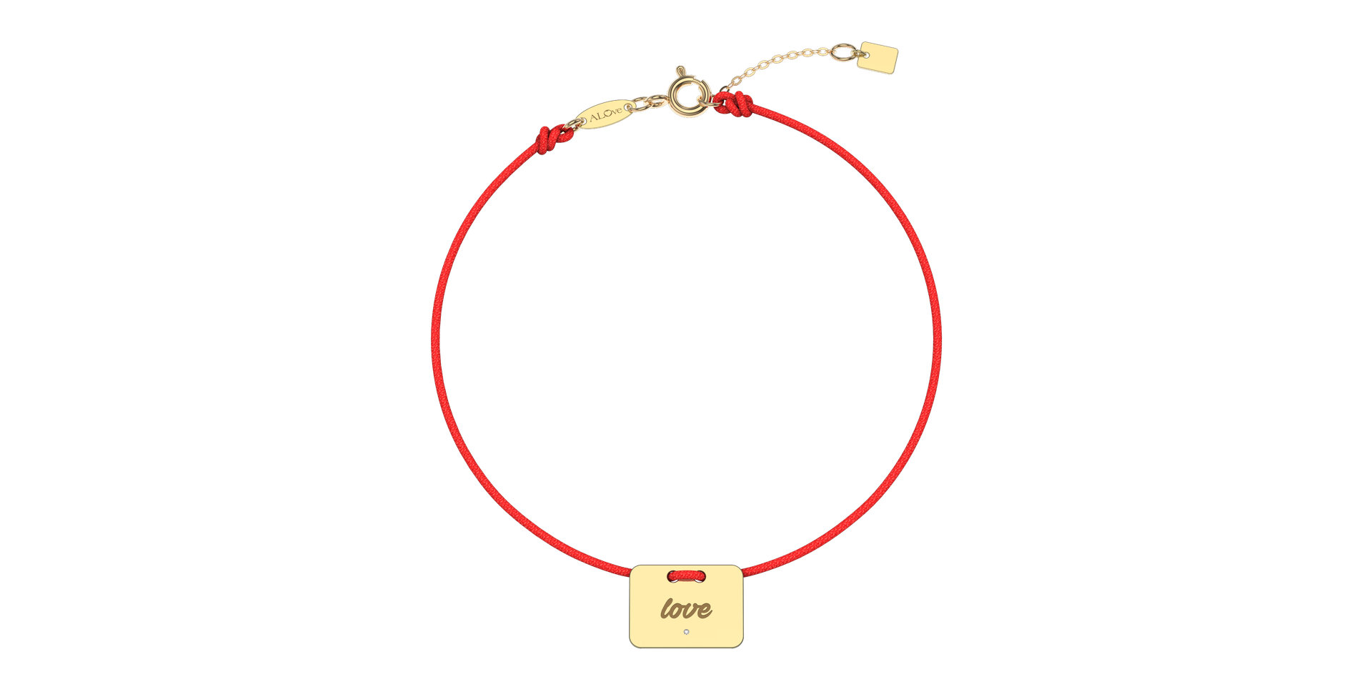 Diamond bracelet Military Stamp Love