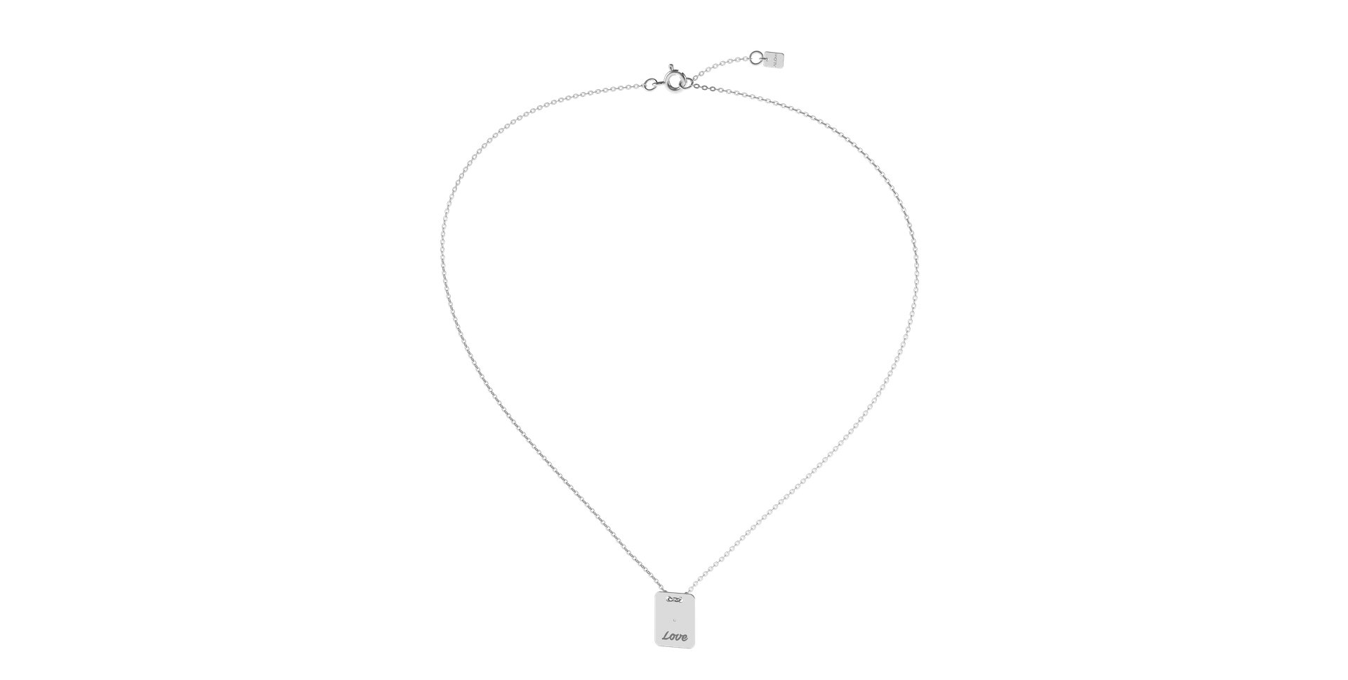 Diamond necklace Stamp Love