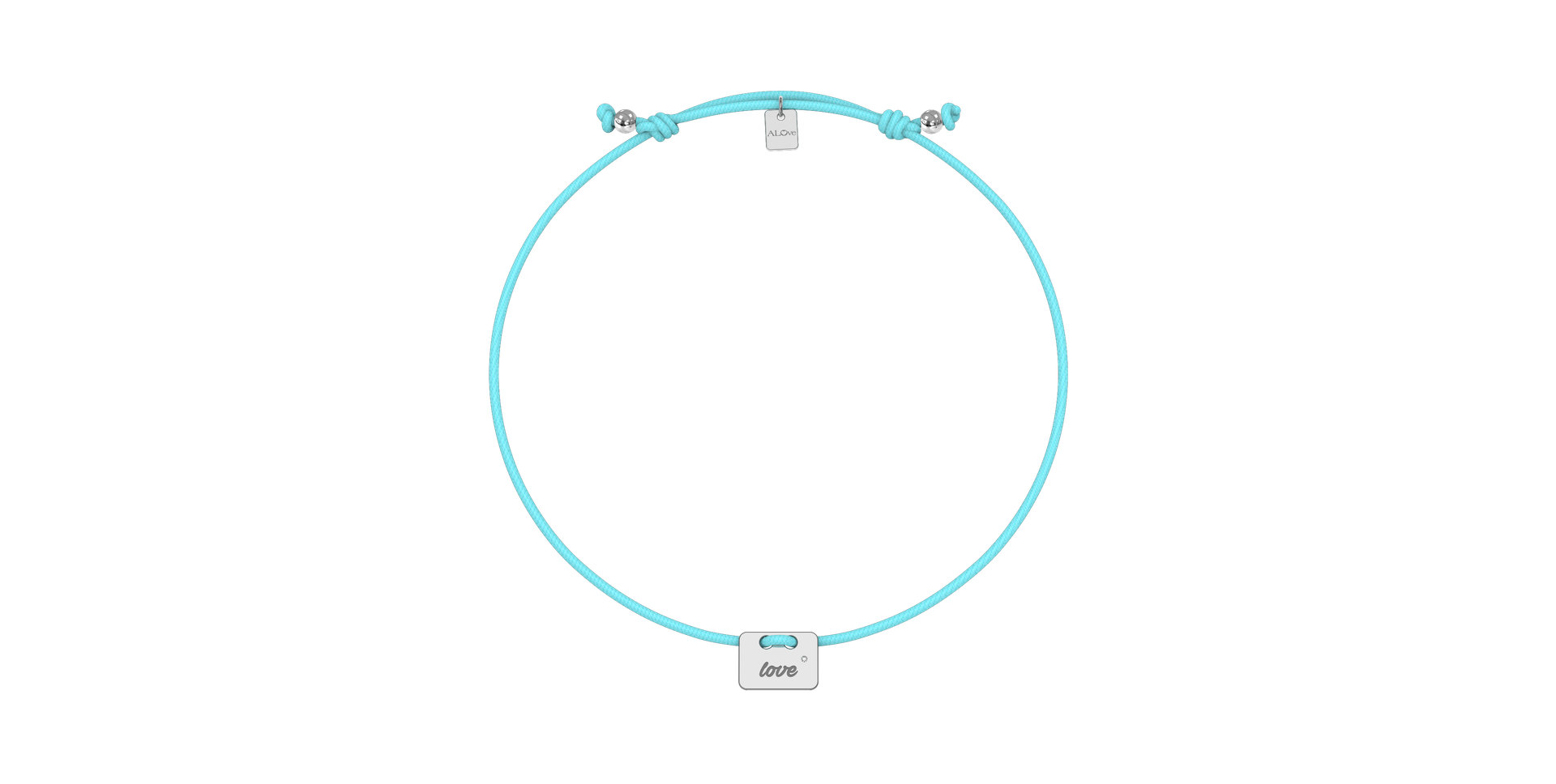 Diamond bracelet Military Stamp Love