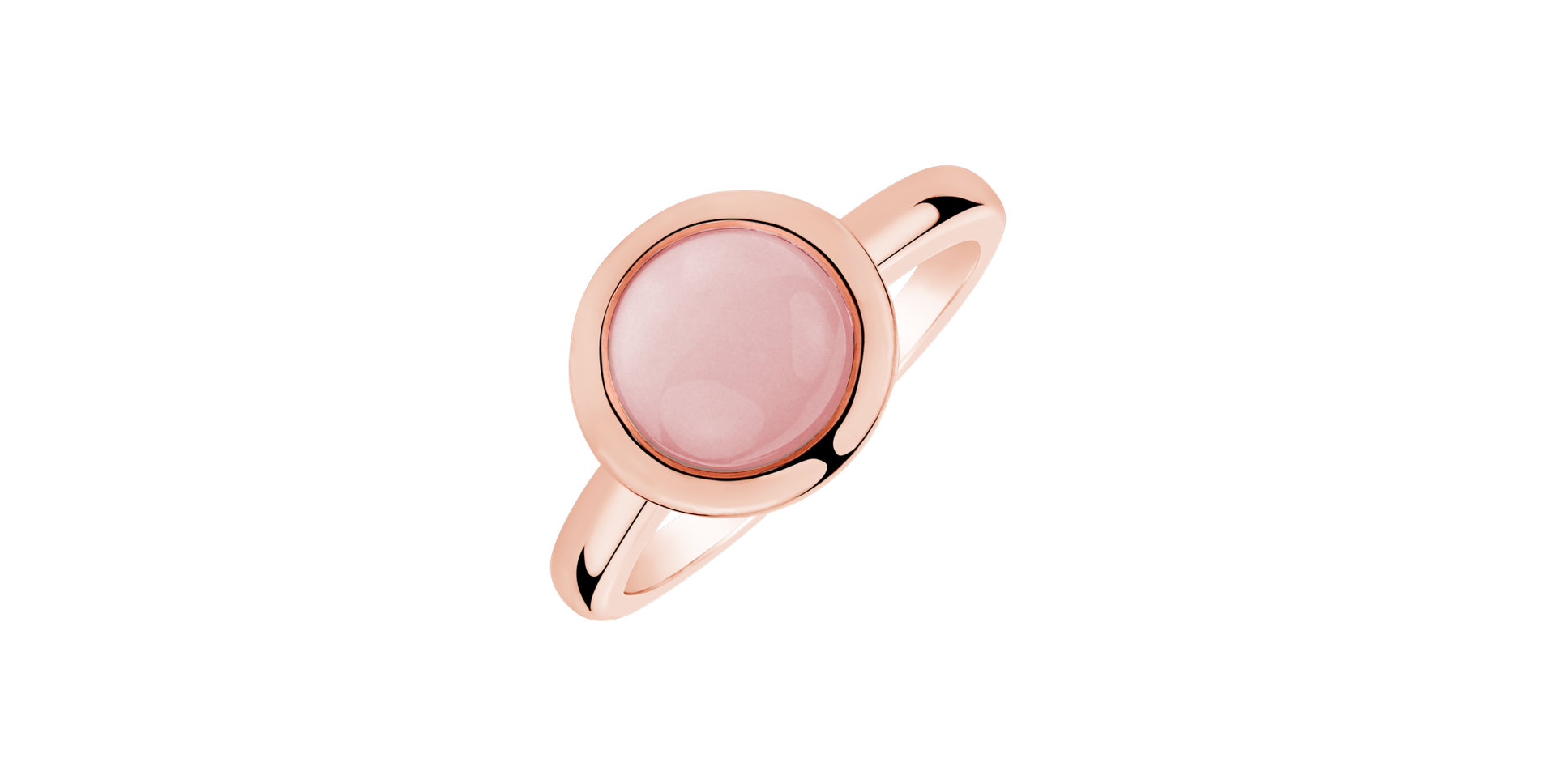 Ring with Rose Quartz Divine Princess