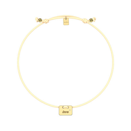 Diamond bracelet Military Stamp Love