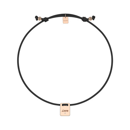 Diamond bracelet Mini Stamp Love
