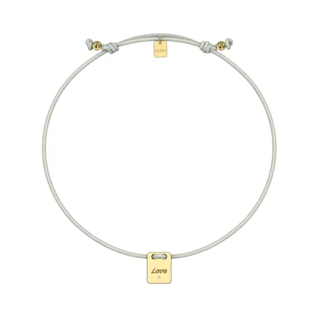 Diamond bracelet Mini Stamp Love
