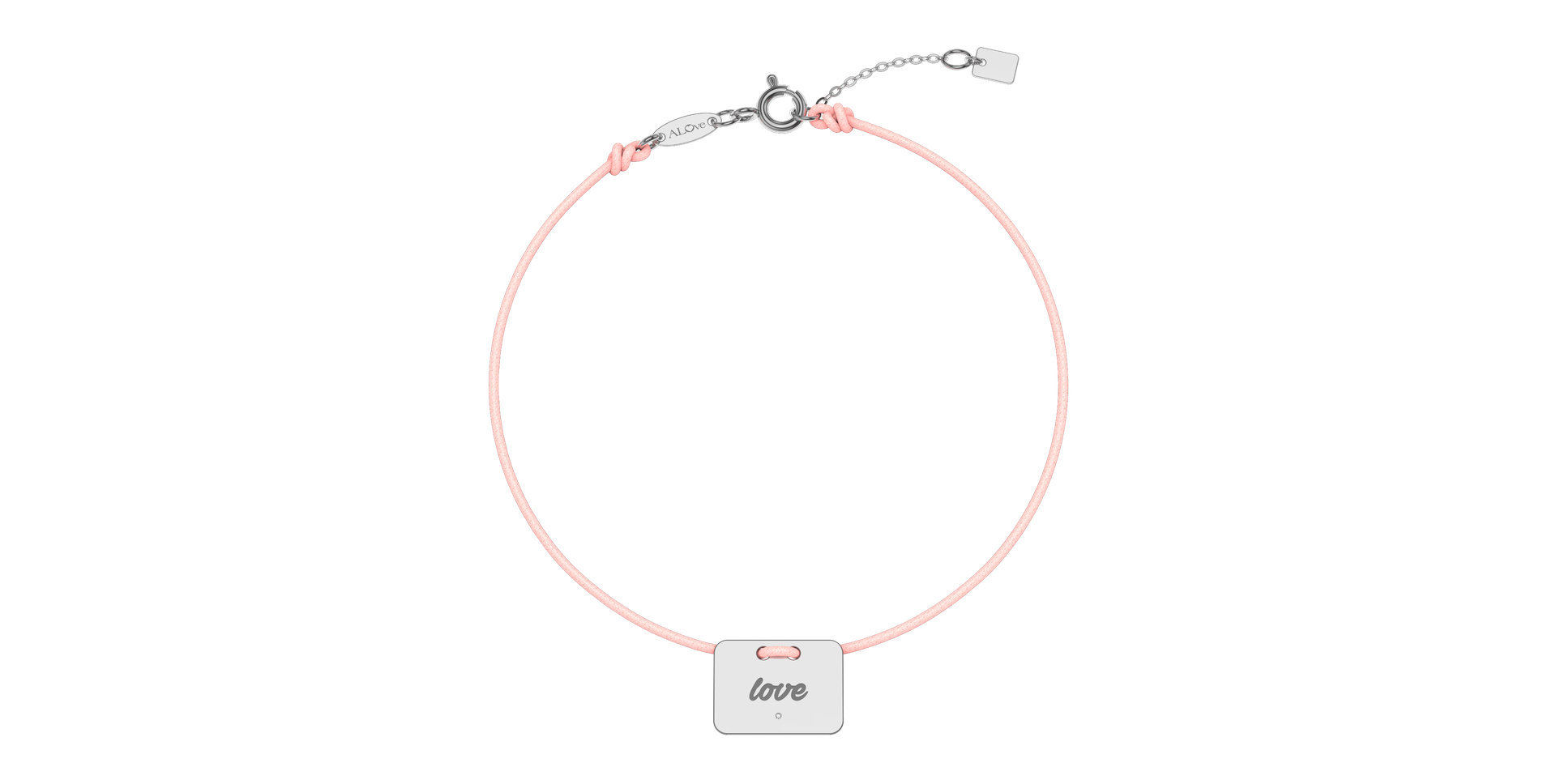 Diamond bracelet Military Stamp Love