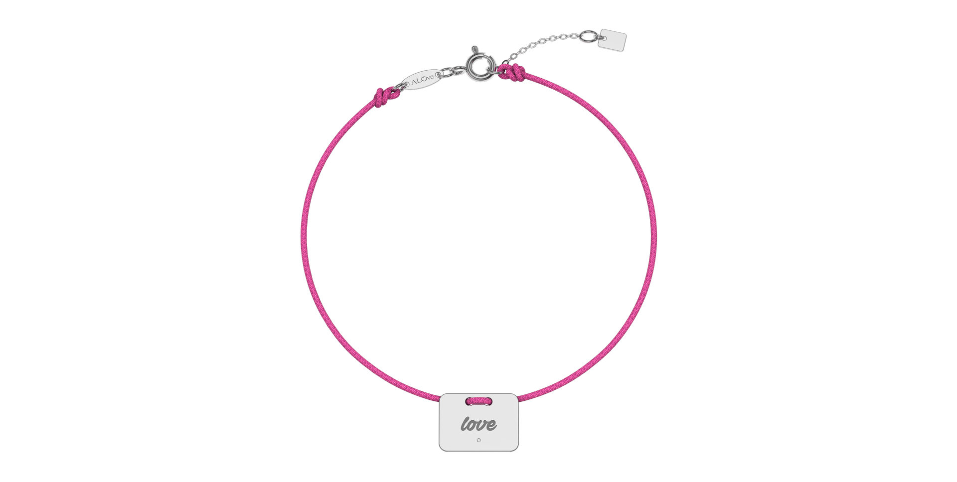 Diamond bracelet Military Stamp Love