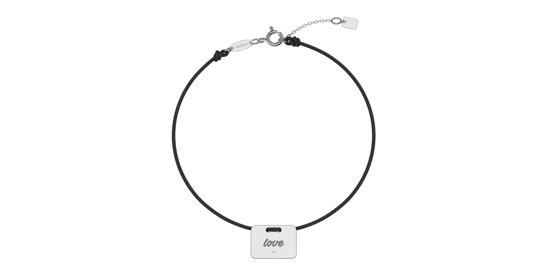 Diamond bracelet Military Stamp Love