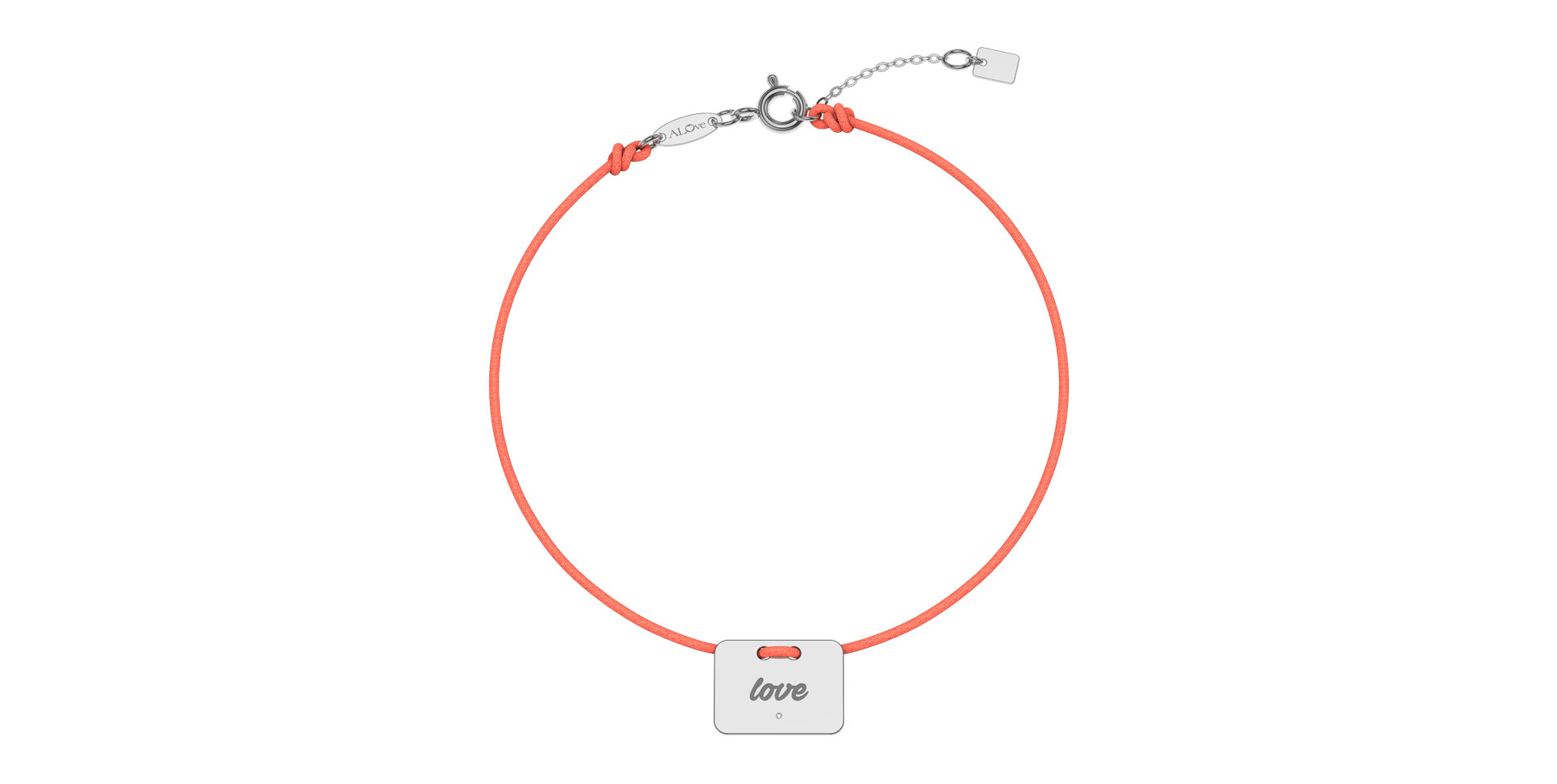 Diamond bracelet Military Stamp Love