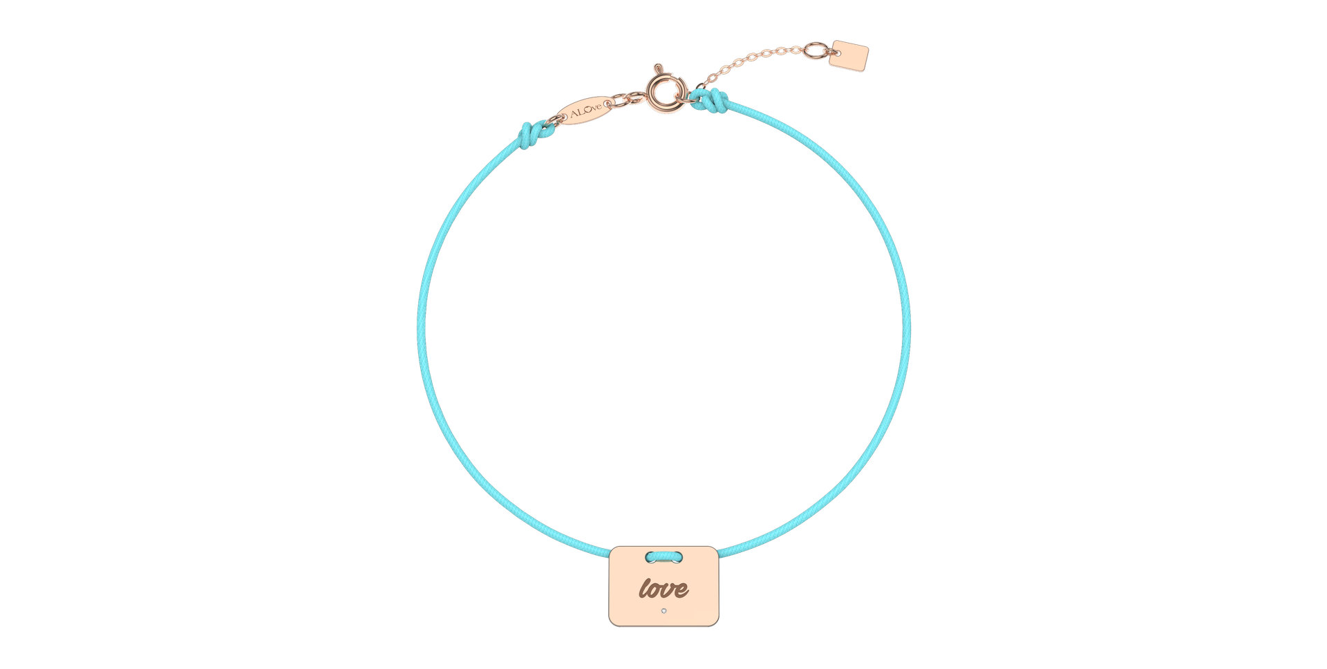 Diamond bracelet Military Stamp Love