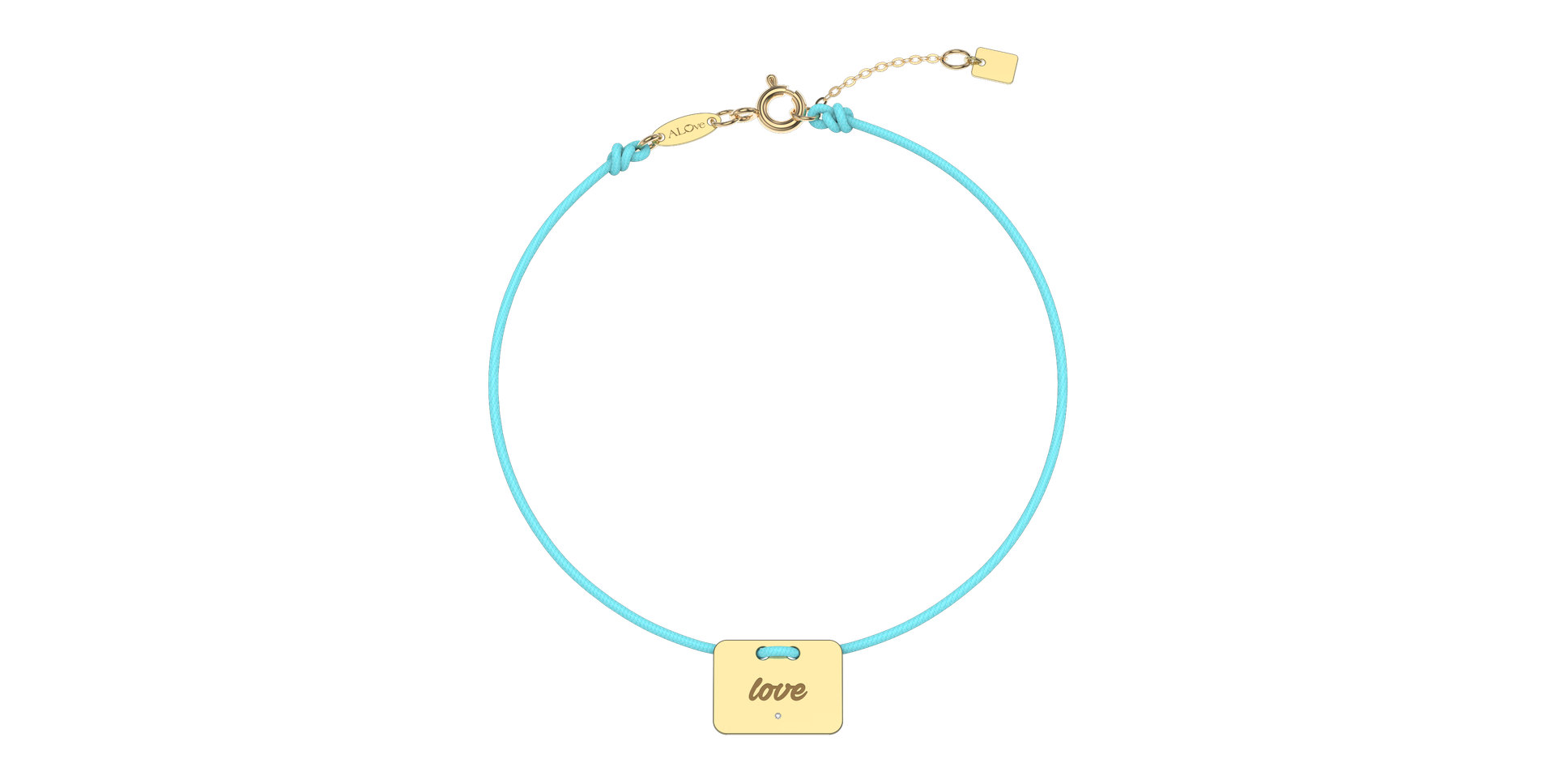 Diamond bracelet Military Stamp Love