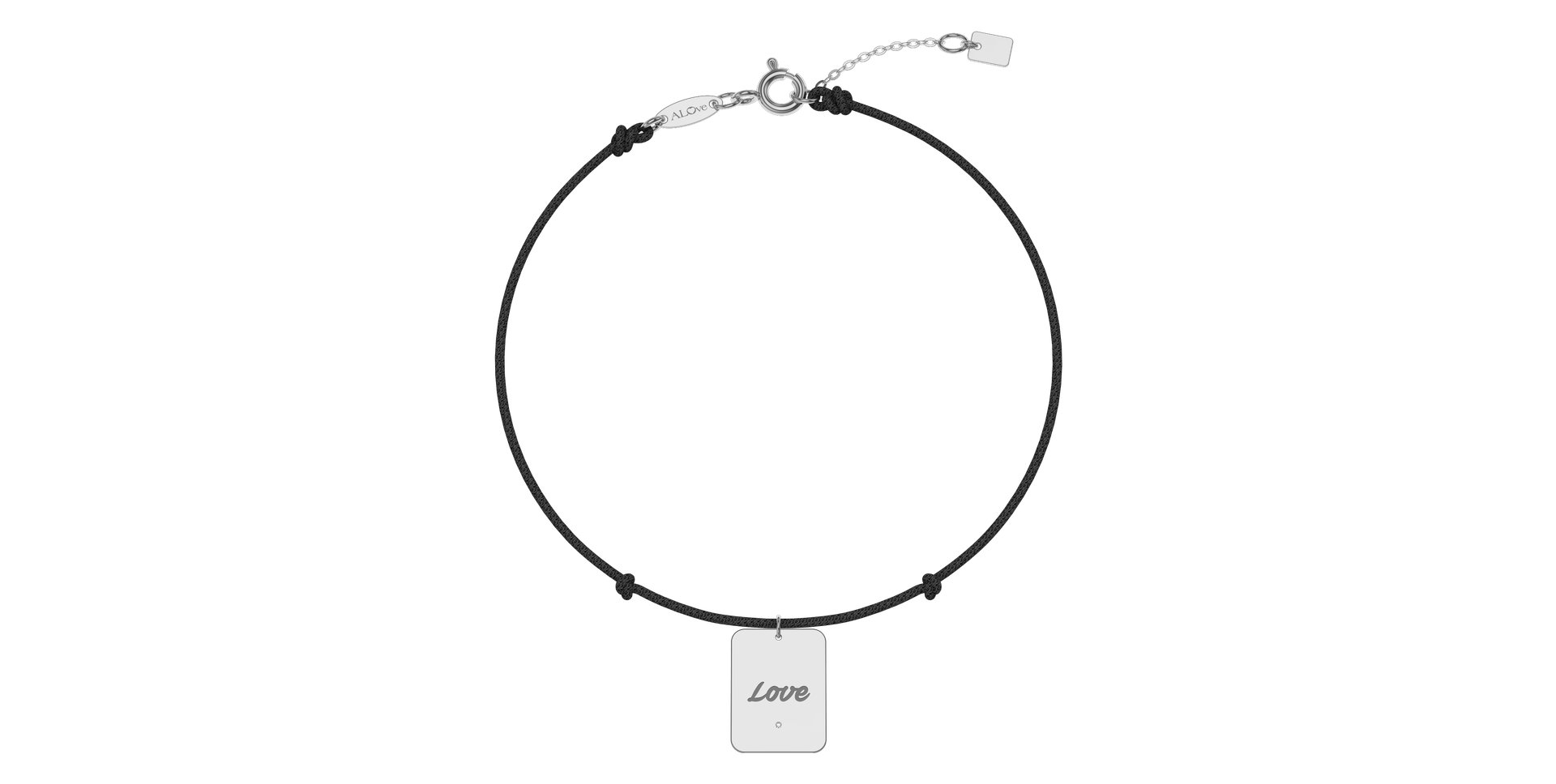 Diamond bracelet Stamp Love