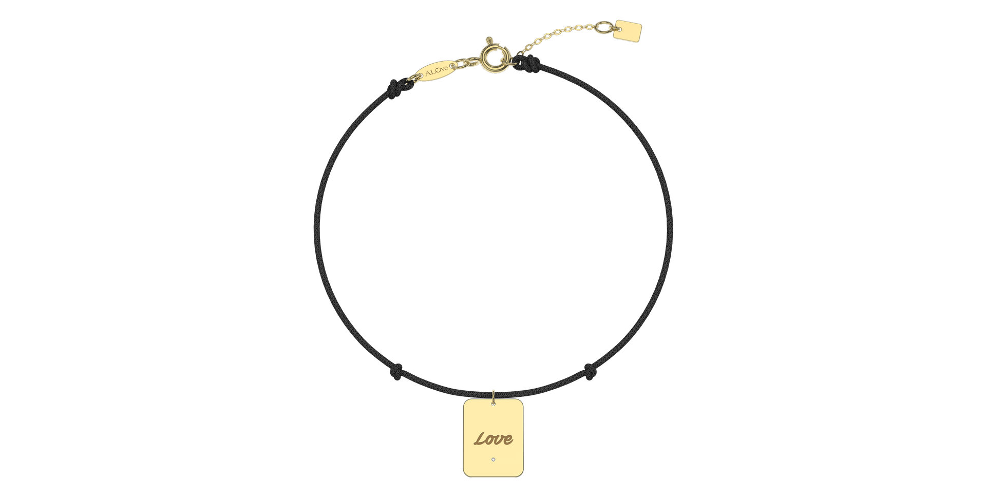 Diamond bracelet Stamp Love