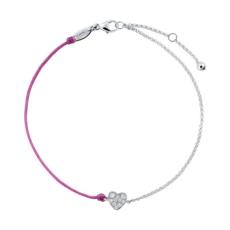 Diamond bracelet Little Heart