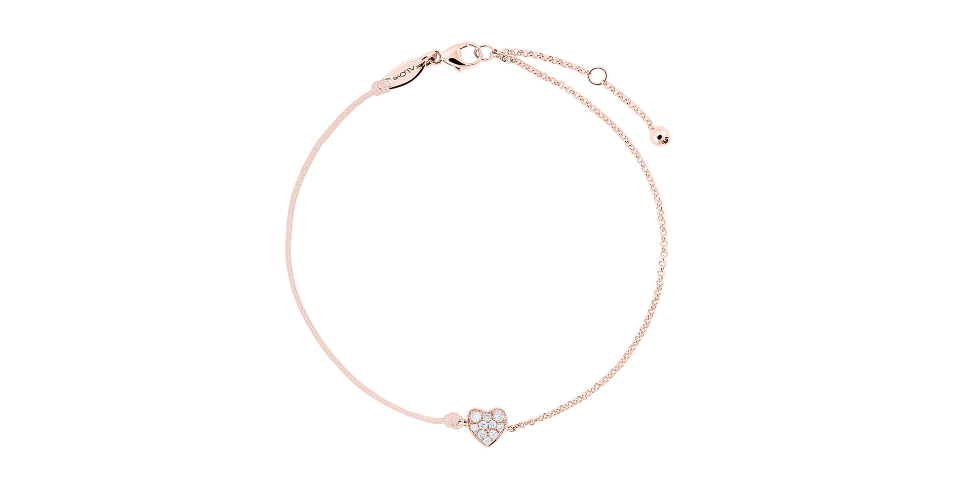 Diamond bracelet Little Heart
