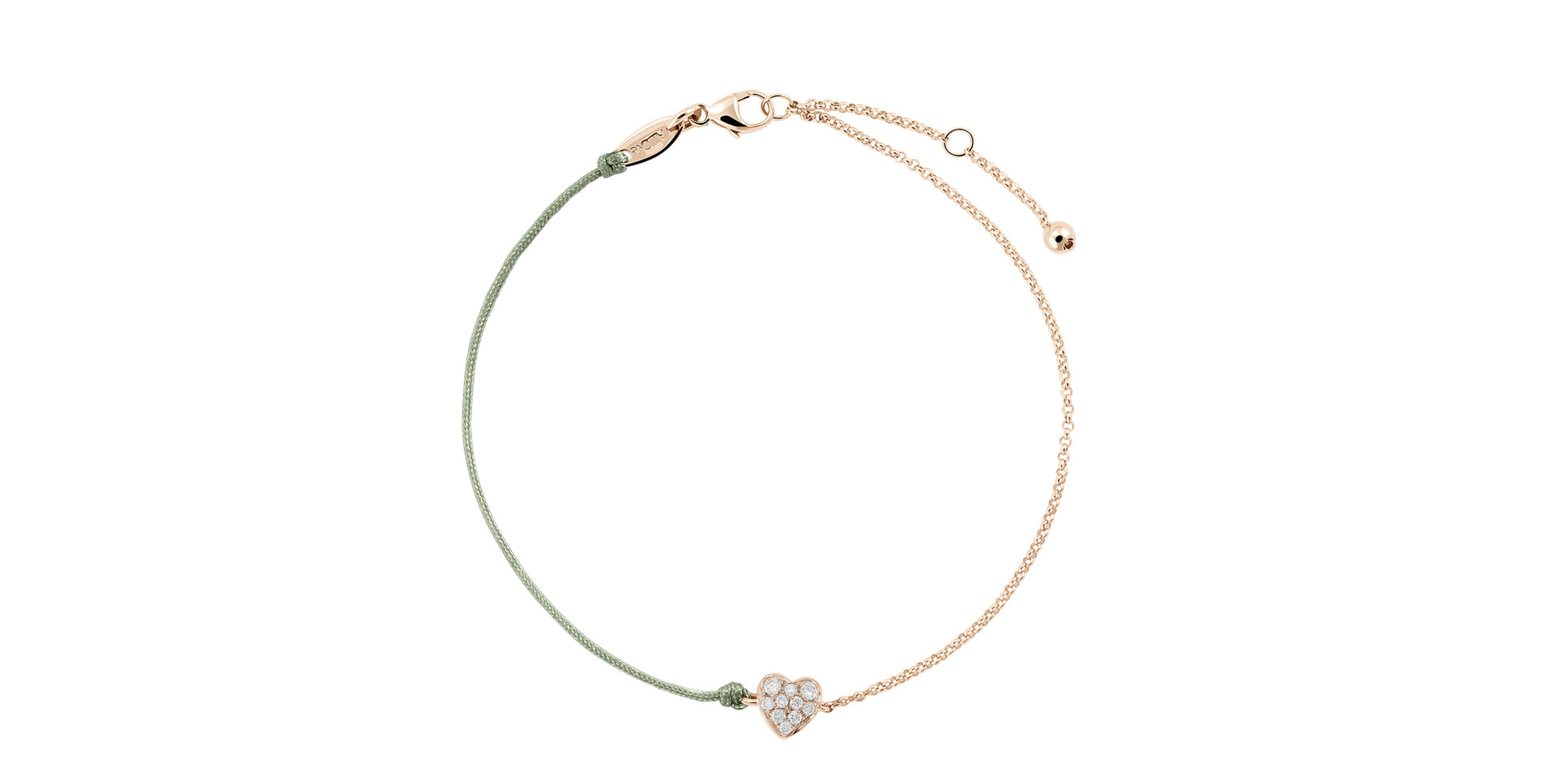 Diamond bracelet Little Heart